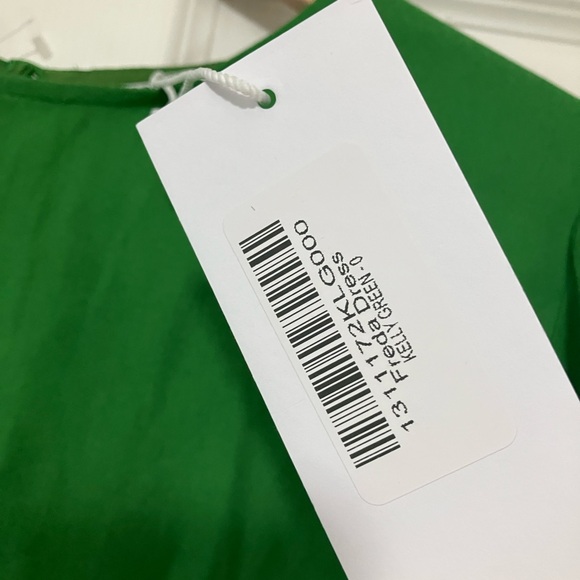 NWT Reformation Freda Kelly Green Dress- size 0 - Picture 5 of 11